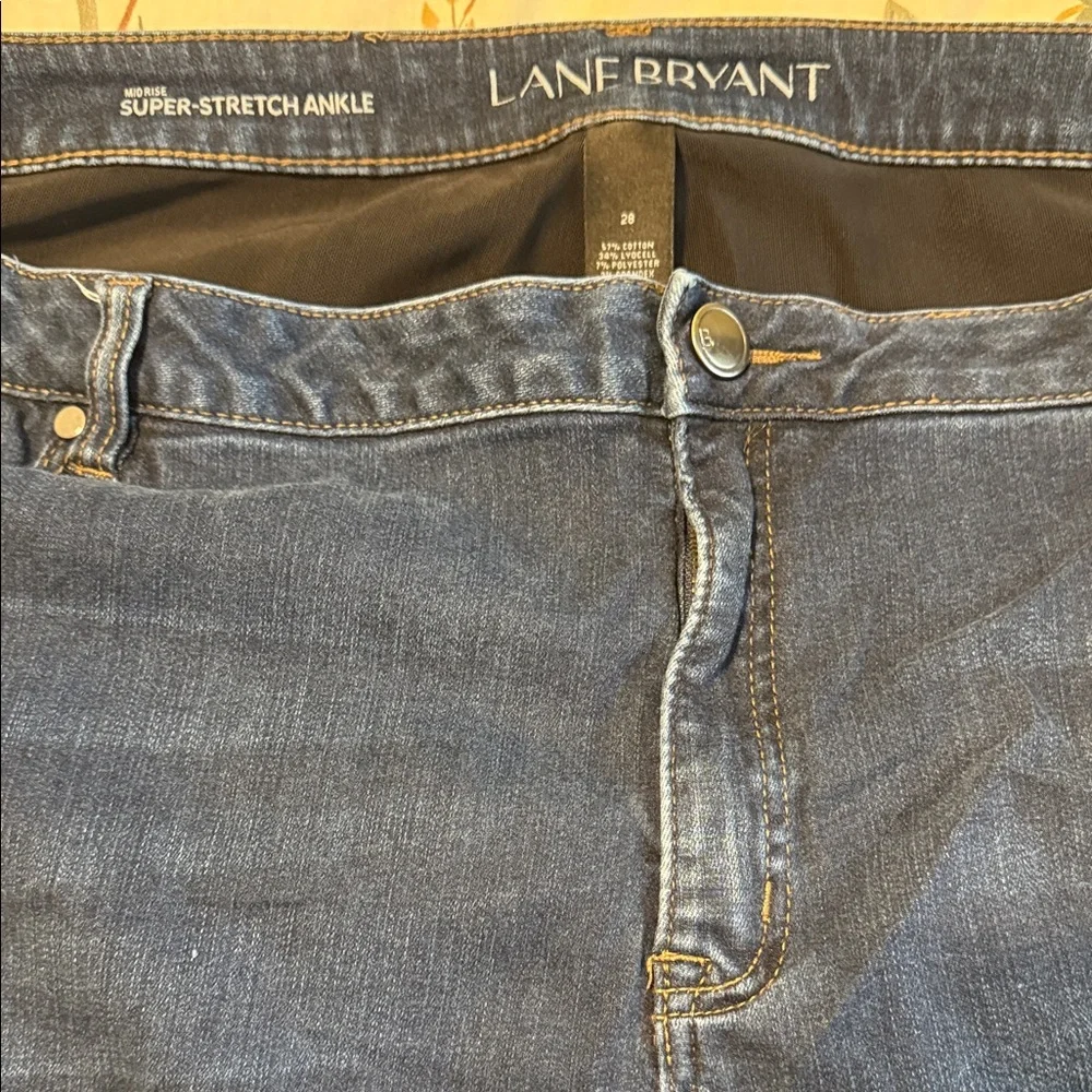 Lane Bryant Women's Dark Blue Skinny‎ Jeans - Picture 6 of 6
